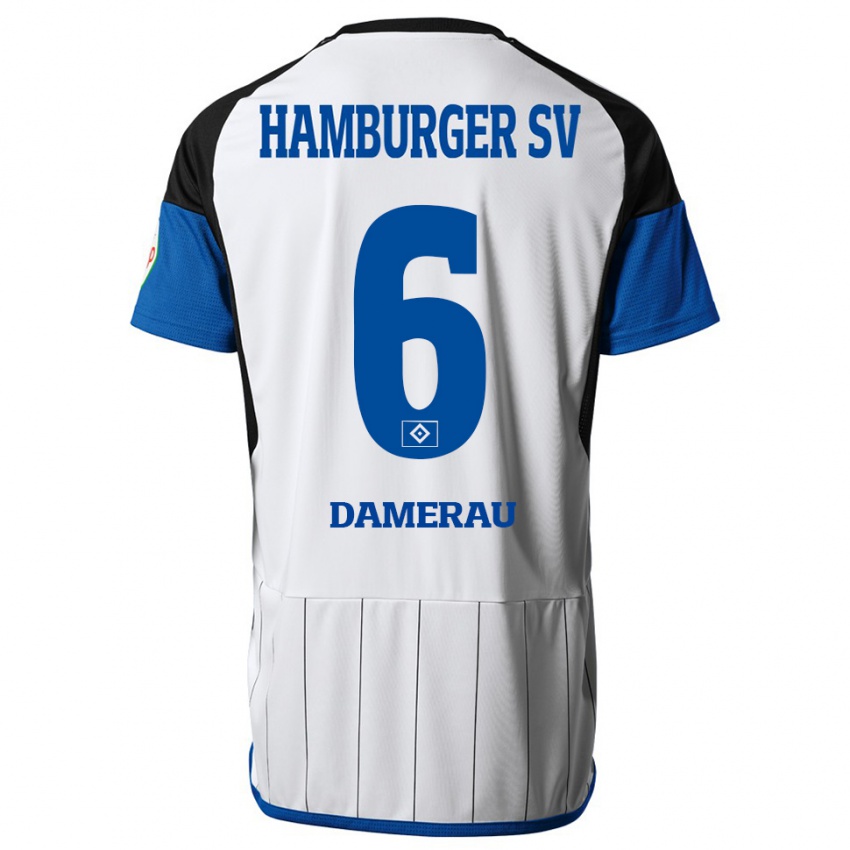 Kinder Alexander Werner Damerau #6 Weiß Heimtrikot Trikot 2023/24 T-Shirt Österreich