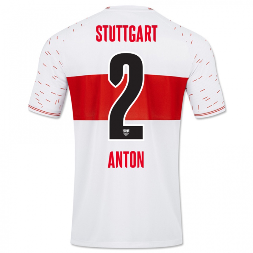 Kinder Waldemar Anton #2 Weiß Heimtrikot Trikot 2023/24 T-Shirt Österreich