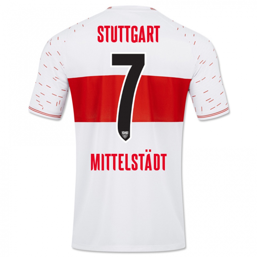 Kinder Maximilian Mittelstädt #7 Weiß Heimtrikot Trikot 2023/24 T-Shirt Österreich