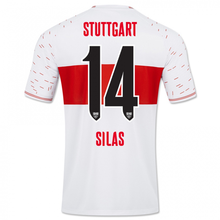 Kinder Silas #14 Weiß Heimtrikot Trikot 2023/24 T-Shirt Österreich