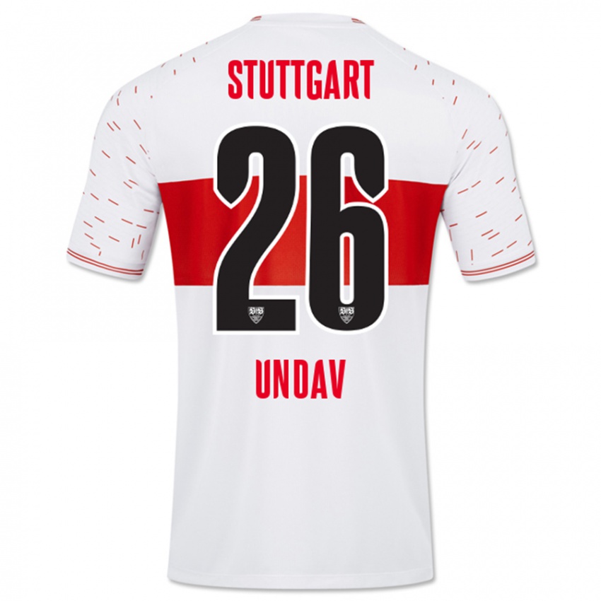 Kinder Deniz Undav #26 Weiß Heimtrikot Trikot 2023/24 T-Shirt Österreich