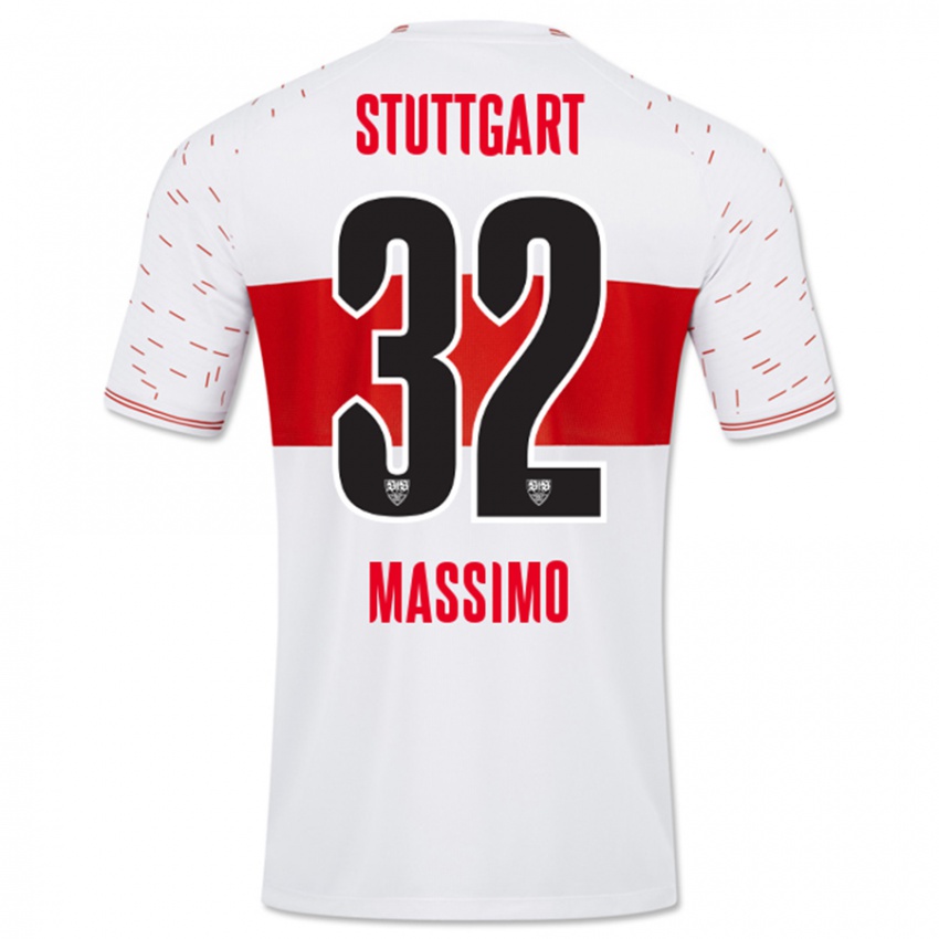 Kinder Roberto Massimo #32 Weiß Heimtrikot Trikot 2023/24 T-Shirt Österreich