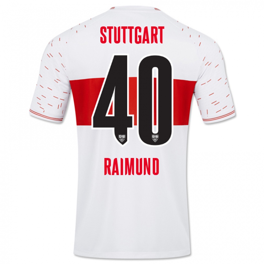 Kinder Luca Raimund #40 Weiß Heimtrikot Trikot 2023/24 T-Shirt Österreich