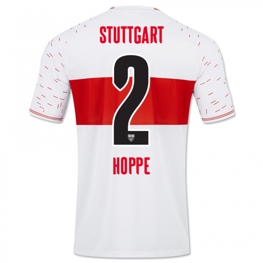 Kinder Mattis Hoppe #2 Weiß Heimtrikot Trikot 2023/24 T-Shirt Österreich