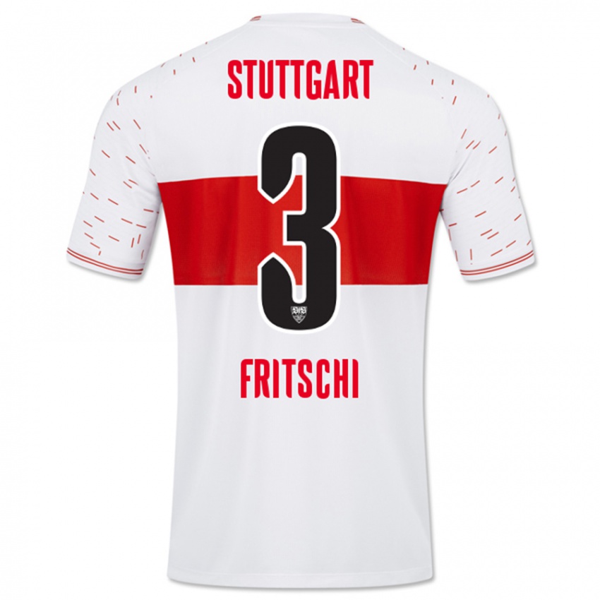 Kinder Paulo Fritschi #3 Weiß Heimtrikot Trikot 2023/24 T-Shirt Österreich