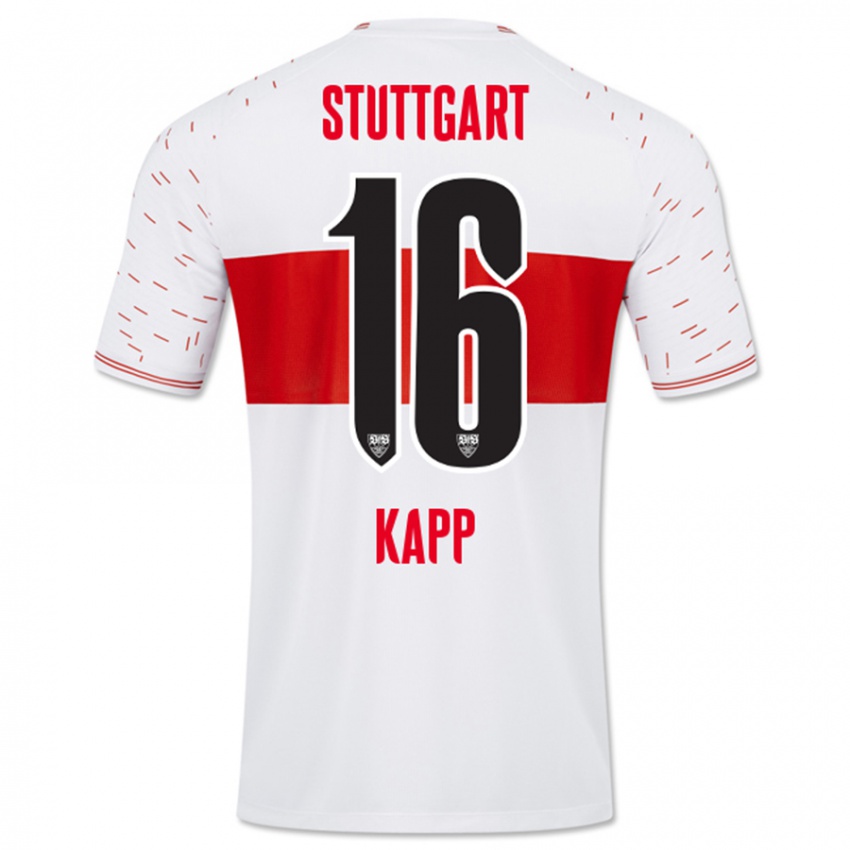 Kinder Patrick Kapp #16 Weiß Heimtrikot Trikot 2023/24 T-Shirt Österreich