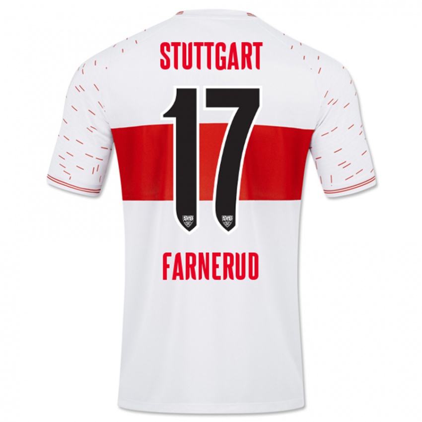 Kinder Colin Farnerud #17 Weiß Heimtrikot Trikot 2023/24 T-Shirt Österreich