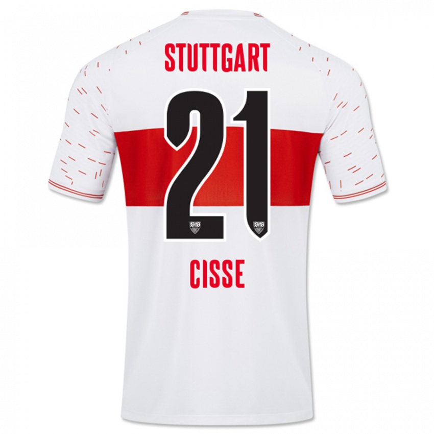 Kinder Moussa Cissé #21 Weiß Heimtrikot Trikot 2023/24 T-Shirt Österreich