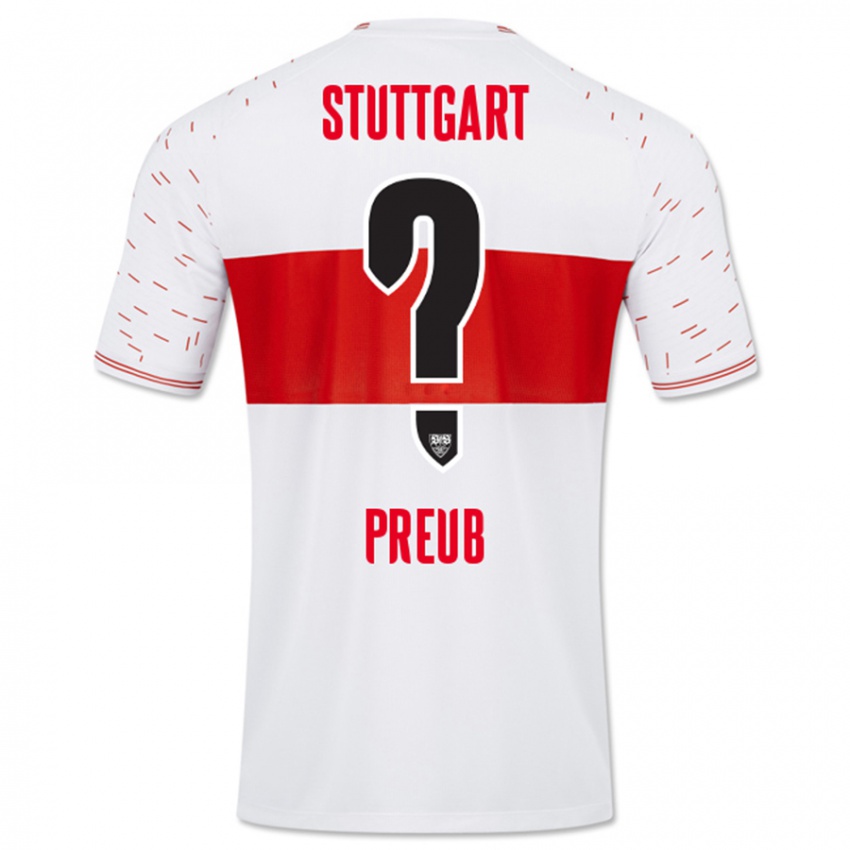 Kinder Laurin Preuß #0 Weiß Heimtrikot Trikot 2023/24 T-Shirt Österreich