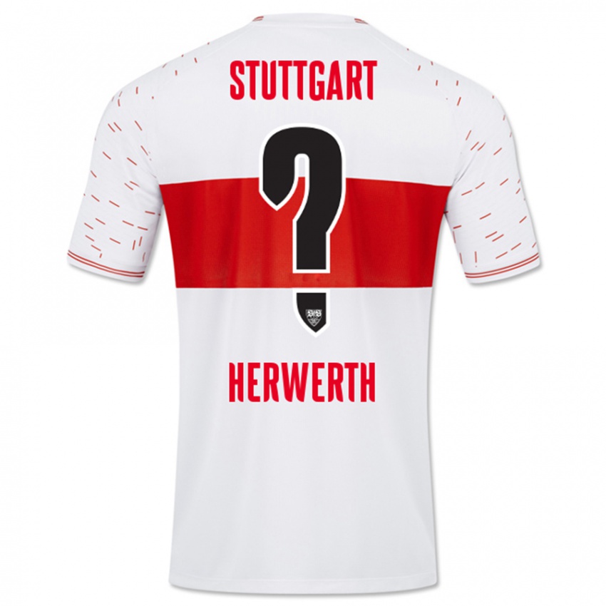 Kinder Maximilian Herwerth #0 Weiß Heimtrikot Trikot 2023/24 T-Shirt Österreich