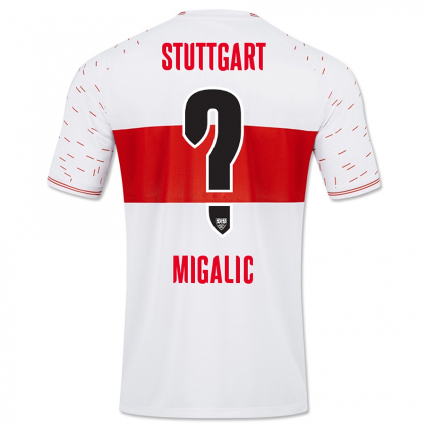 Kinder Dorian Migalic #0 Weiß Heimtrikot Trikot 2023/24 T-Shirt Österreich