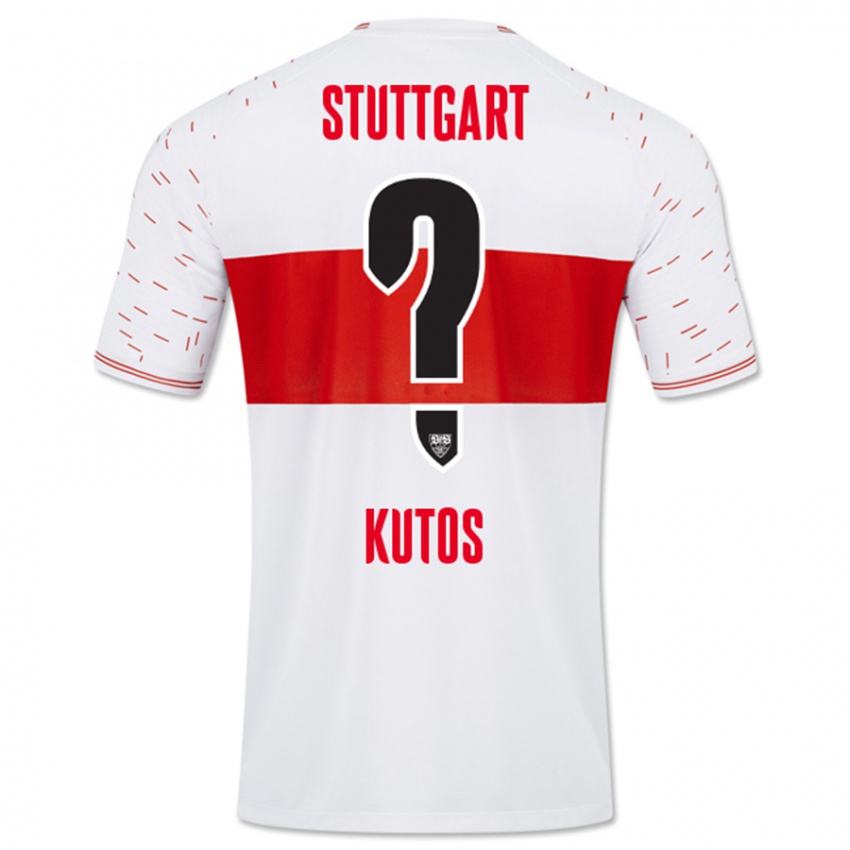 Kinder Nino Kutos #0 Weiß Heimtrikot Trikot 2023/24 T-Shirt Österreich