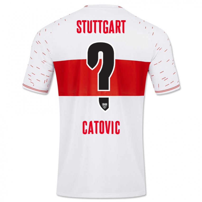 Kinder Mirza Catovic #0 Weiß Heimtrikot Trikot 2023/24 T-Shirt Österreich