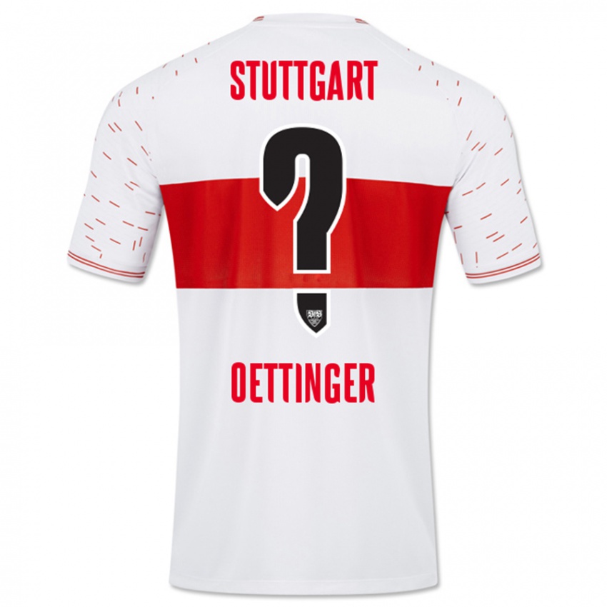 Kinder Jannik Oettinger #0 Weiß Heimtrikot Trikot 2023/24 T-Shirt Österreich