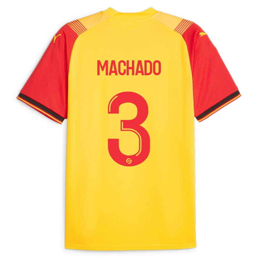 Kinder Deiver Machado #3 Gelb Heimtrikot Trikot 2023/24 T-Shirt Österreich