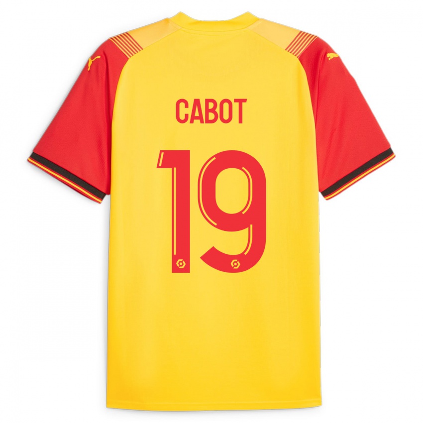 Kinder Jimmy Cabot #19 Gelb Heimtrikot Trikot 2023/24 T-Shirt Österreich