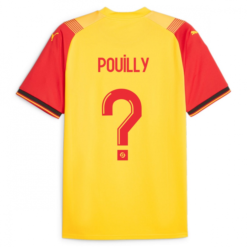 Kinder Tom Pouilly #0 Gelb Heimtrikot Trikot 2023/24 T-Shirt Österreich