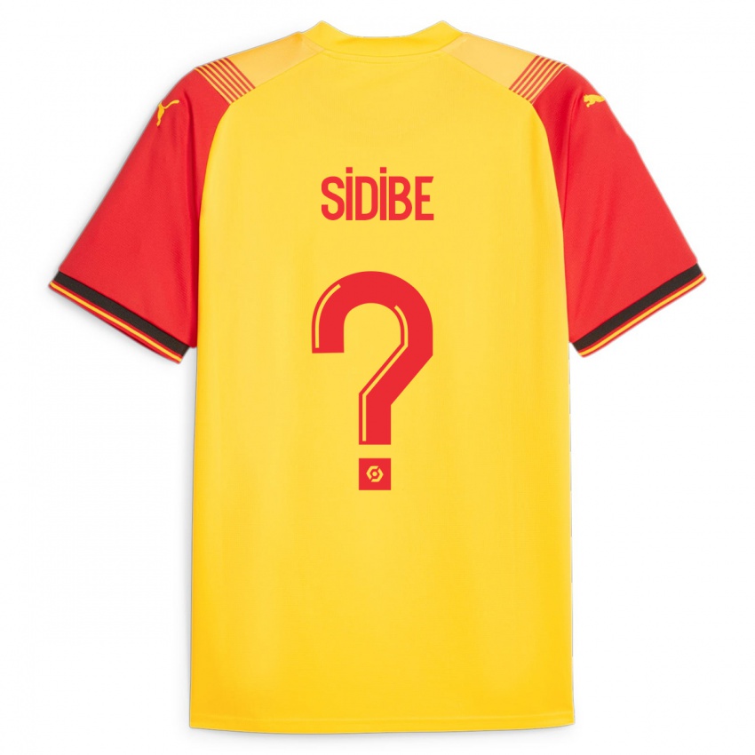 Kinder Yannick Sidibé #0 Gelb Heimtrikot Trikot 2023/24 T-Shirt Österreich