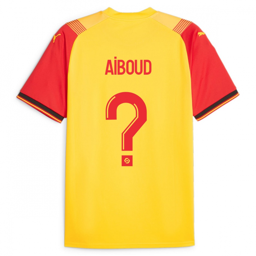 Kinder Rayan Aiboud #0 Gelb Heimtrikot Trikot 2023/24 T-Shirt Österreich