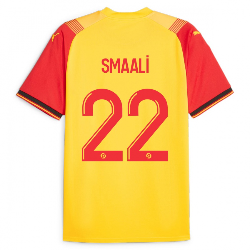 Kinder Emma Smaali #22 Gelb Heimtrikot Trikot 2023/24 T-Shirt Österreich