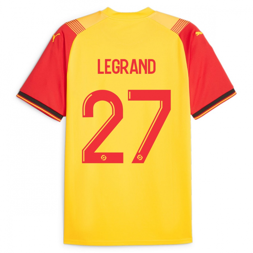 Kinder Bérénice Legrand #27 Gelb Heimtrikot Trikot 2023/24 T-Shirt Österreich