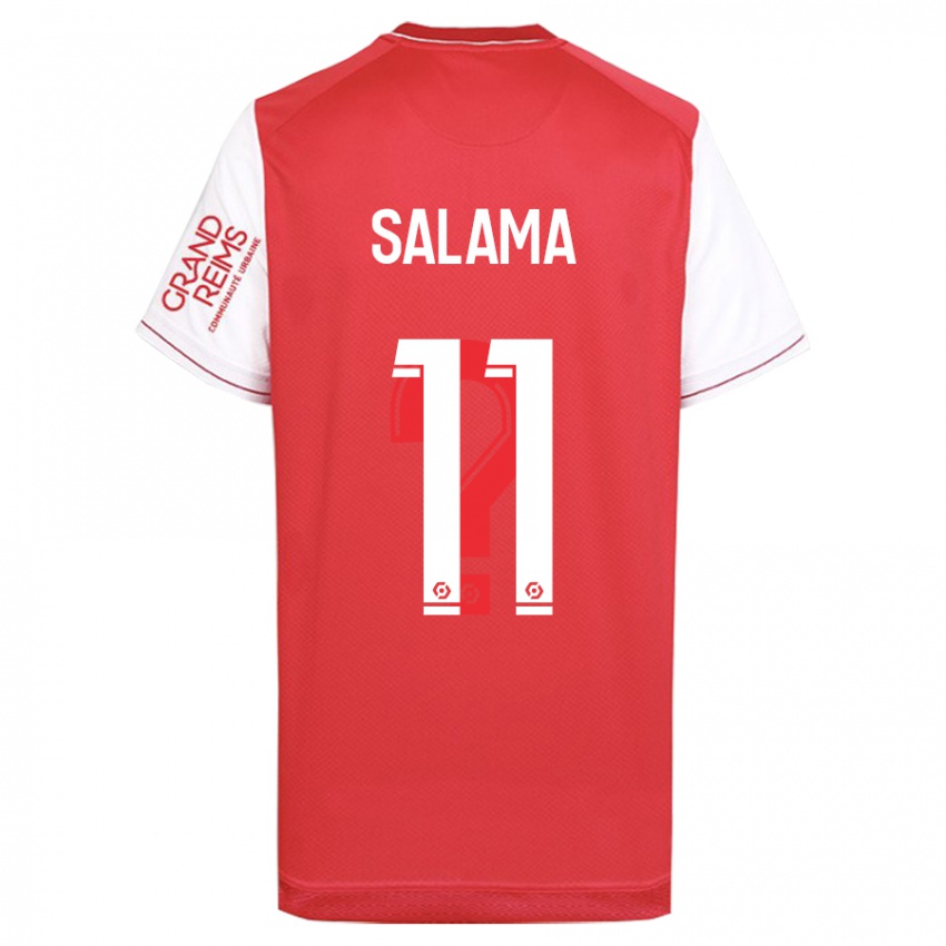 Kinder Amine Salama #11 Rot Heimtrikot Trikot 2023/24 T-Shirt Österreich