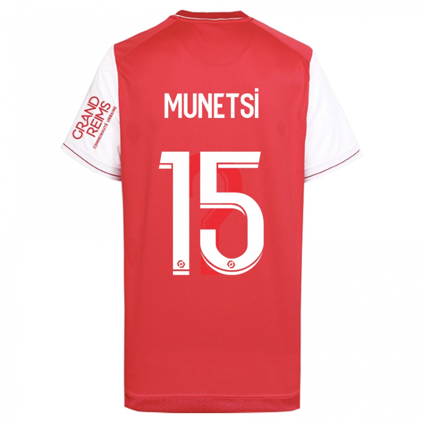 Kinder Marshall Munetsi #15 Rot Heimtrikot Trikot 2023/24 T-Shirt Österreich