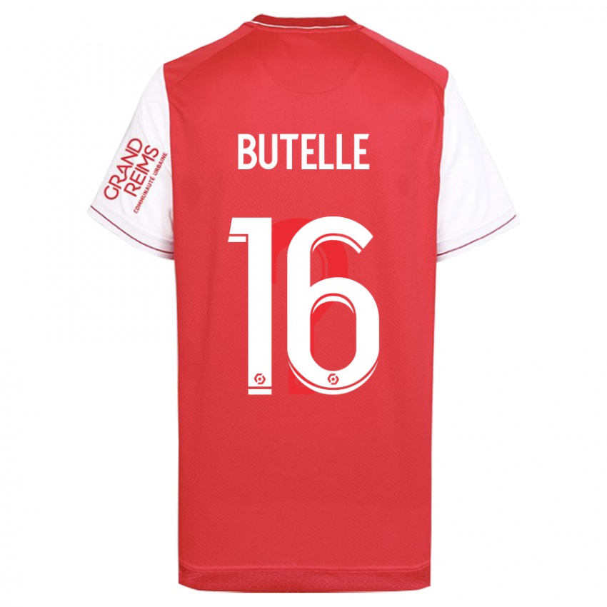 Kinder Ludovic Butelle #16 Rot Heimtrikot Trikot 2023/24 T-Shirt Österreich