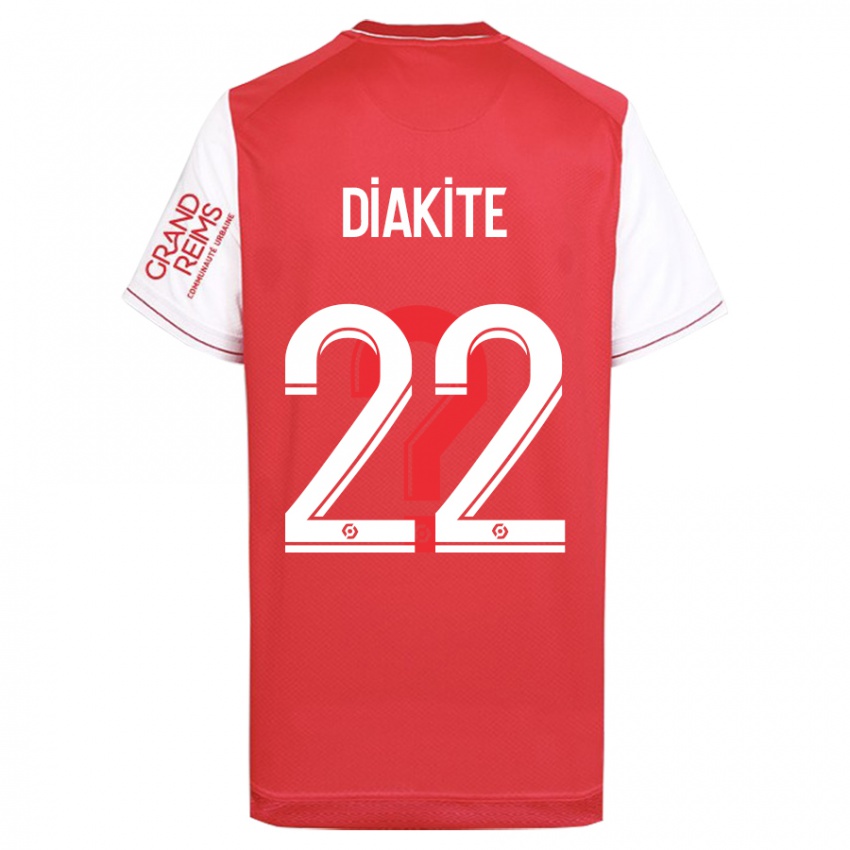 Kinder Oumar Diakité #22 Rot Heimtrikot Trikot 2023/24 T-Shirt Österreich