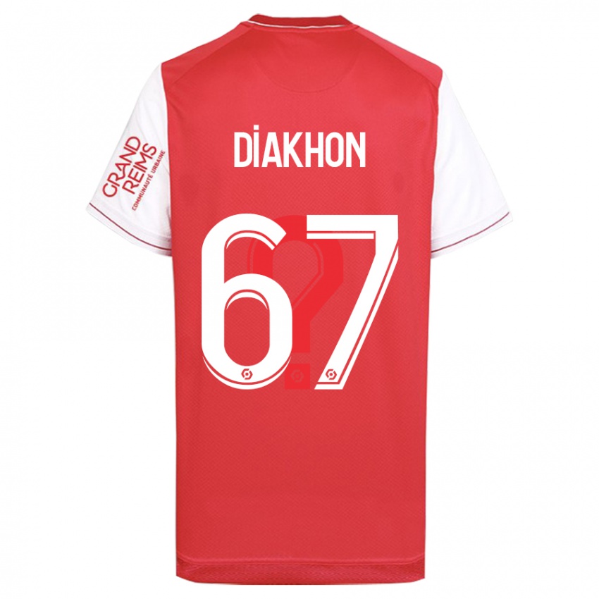 Kinder Mamadou Diakhon #67 Rot Heimtrikot Trikot 2023/24 T-Shirt Österreich