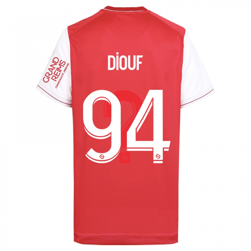 Kinder Yehvann Diouf #94 Rot Heimtrikot Trikot 2023/24 T-Shirt Österreich