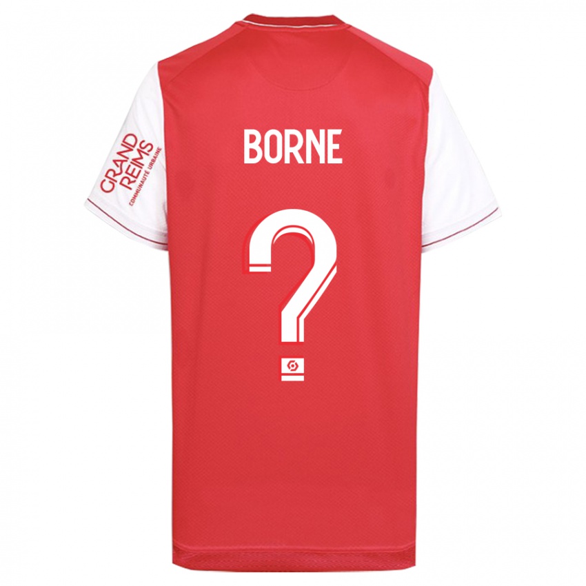 Kinder Melvin Borne #0 Rot Heimtrikot Trikot 2023/24 T-Shirt Österreich