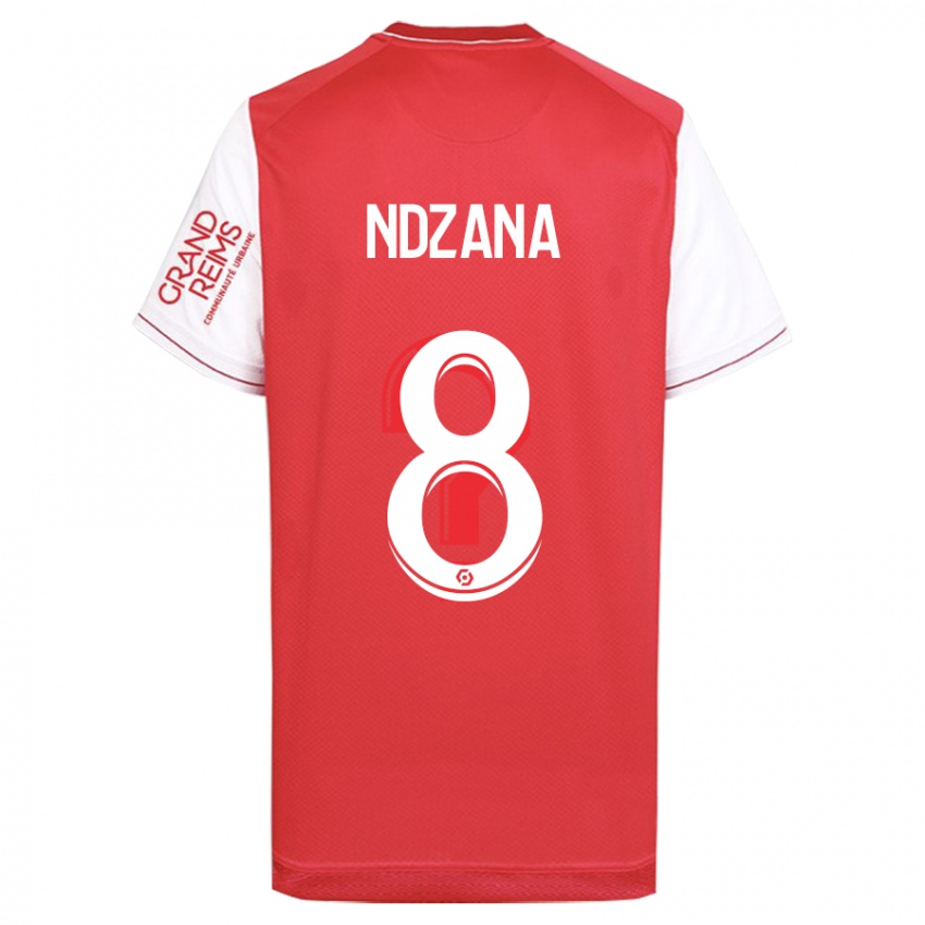 Kinder Colette Ndzana Fegue #8 Rot Heimtrikot Trikot 2023/24 T-Shirt Österreich