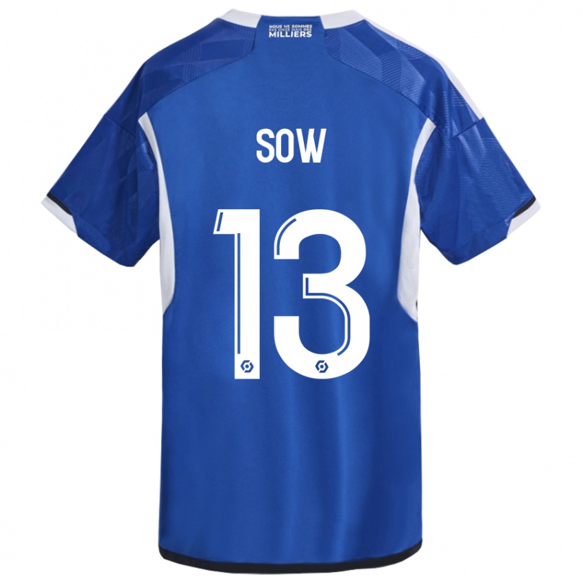 Kinder Saïdou Sow #13 Blau Heimtrikot Trikot 2023/24 T-Shirt Österreich