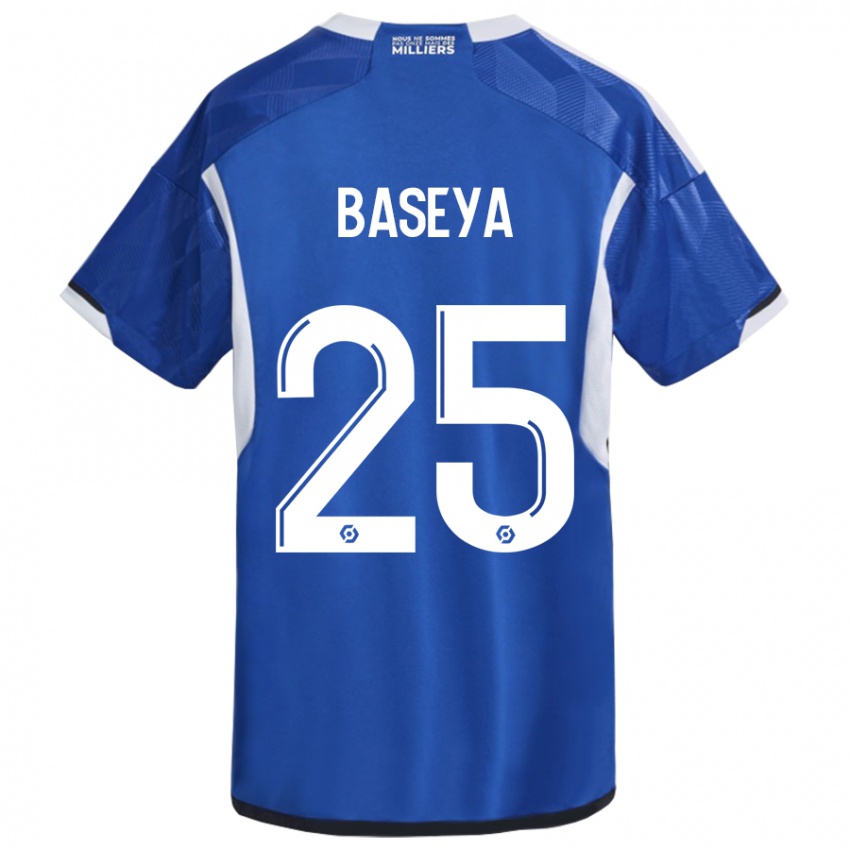 Kinder Steven Baseya #25 Blau Heimtrikot Trikot 2023/24 T-Shirt Österreich