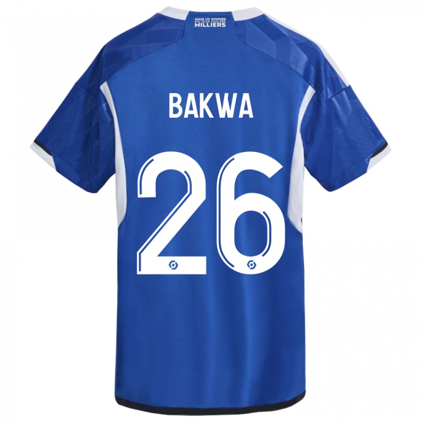 Kinder Dilane Bakwa #26 Blau Heimtrikot Trikot 2023/24 T-Shirt Österreich