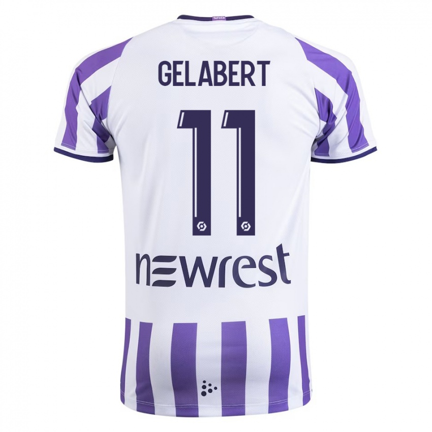 Kinder César Gelabert #11 Weiß Heimtrikot Trikot 2023/24 T-Shirt Österreich