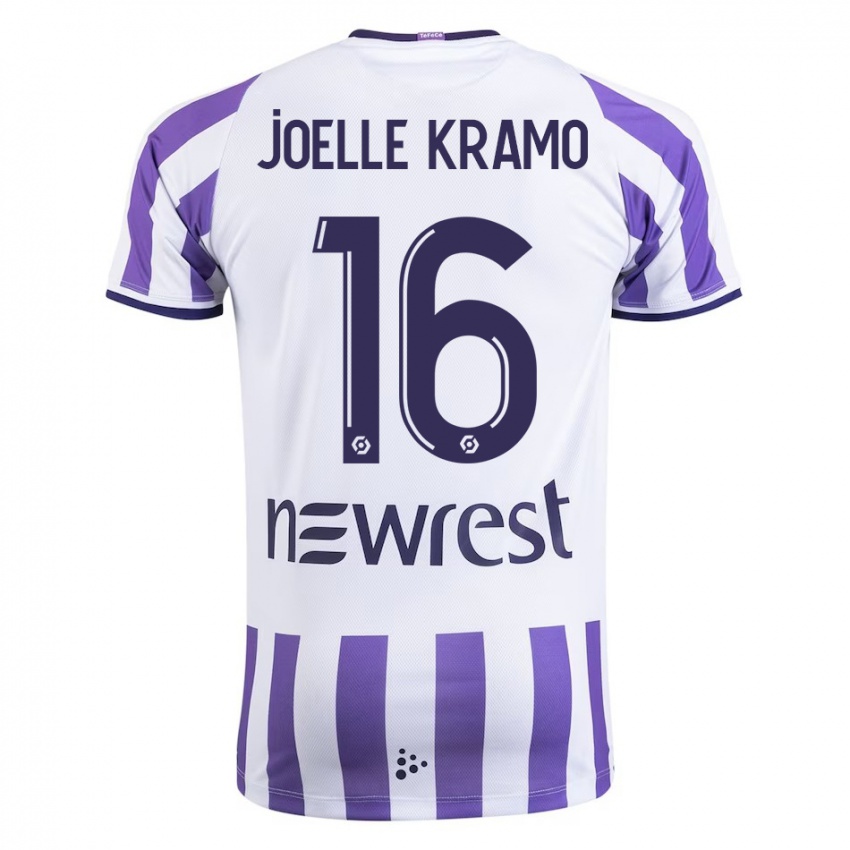 Kinder Marie Joelle Kramo #16 Weiß Heimtrikot Trikot 2023/24 T-Shirt Österreich