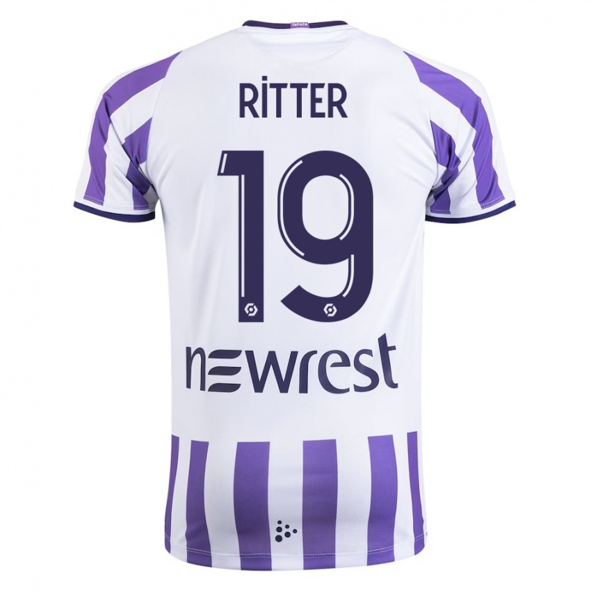 Kinder Morgane Ritter #19 Weiß Heimtrikot Trikot 2023/24 T-Shirt Österreich