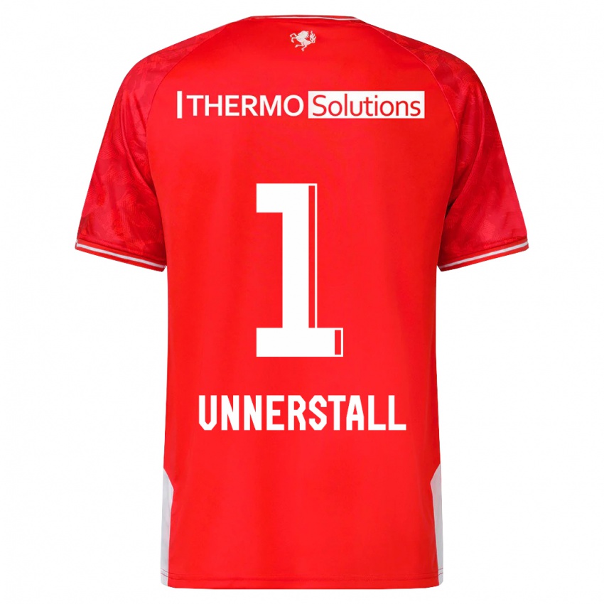 Kinder Lars Unnerstall #1 Rot Heimtrikot Trikot 2023/24 T-Shirt Österreich