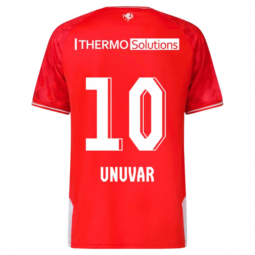 Kinder Naci Ünüvar #10 Rot Heimtrikot Trikot 2023/24 T-Shirt Österreich