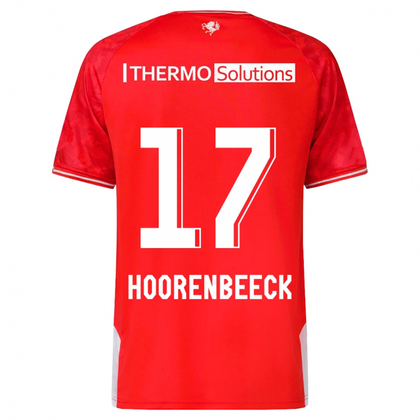 Kinder Alec Van Hoorenbeeck #17 Rot Heimtrikot Trikot 2023/24 T-Shirt Österreich