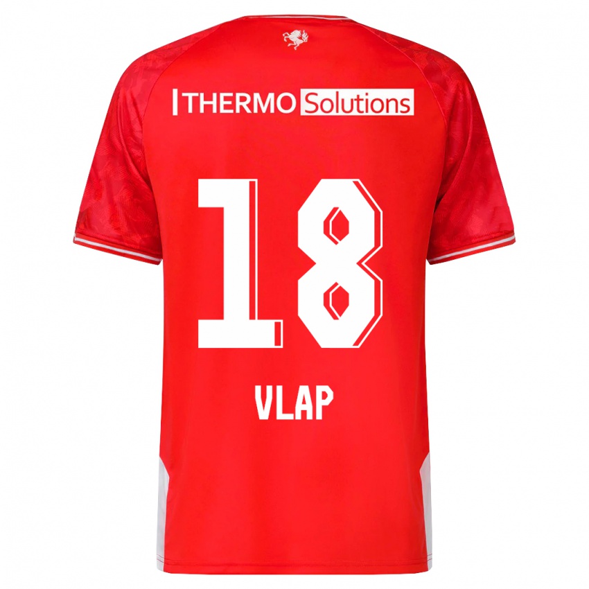 Kinder Michel Vlap #18 Rot Heimtrikot Trikot 2023/24 T-Shirt Österreich