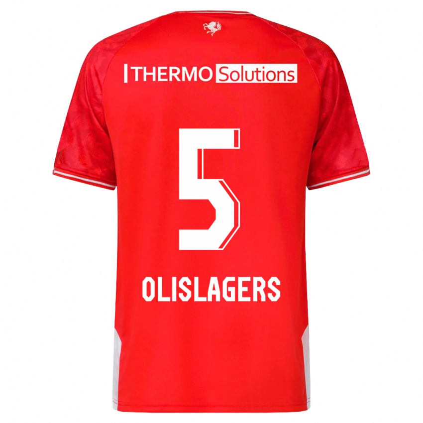 Kinder Marisa Olislagers #5 Rot Heimtrikot Trikot 2023/24 T-Shirt Österreich