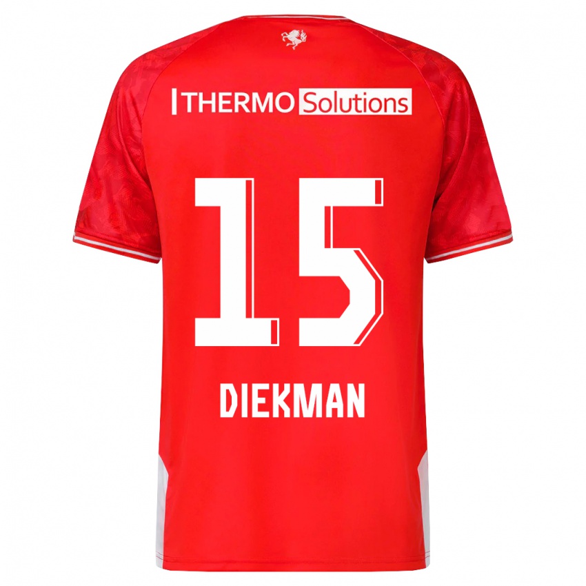 Kinder Jill Diekman #15 Rot Heimtrikot Trikot 2023/24 T-Shirt Österreich