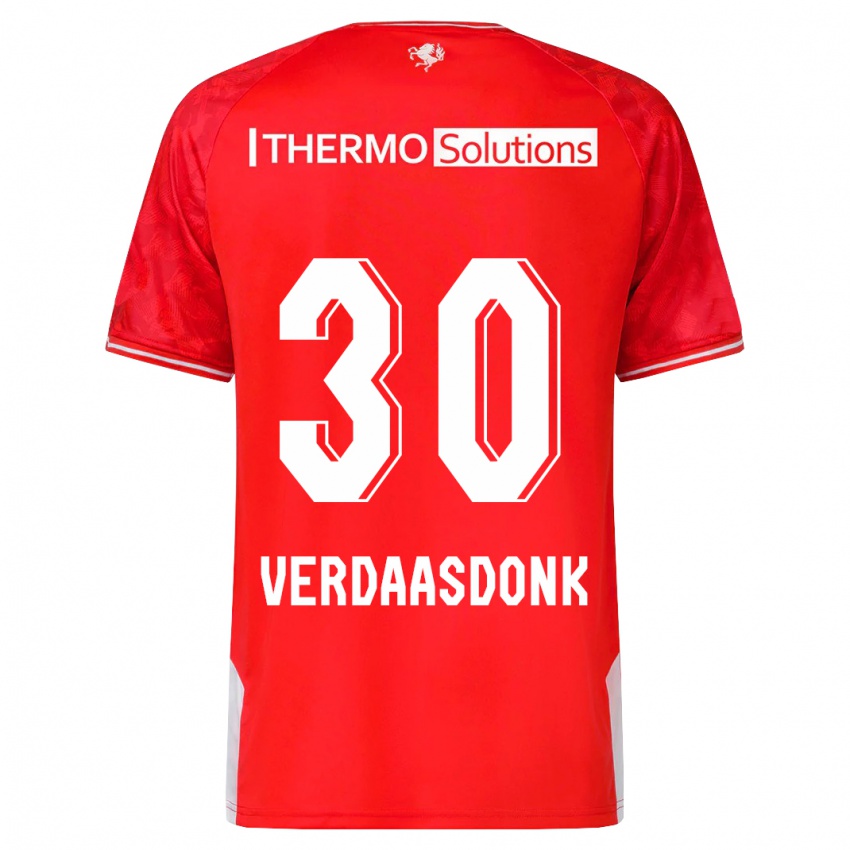 Kinder Suus Verdaasdonk #30 Rot Heimtrikot Trikot 2023/24 T-Shirt Österreich