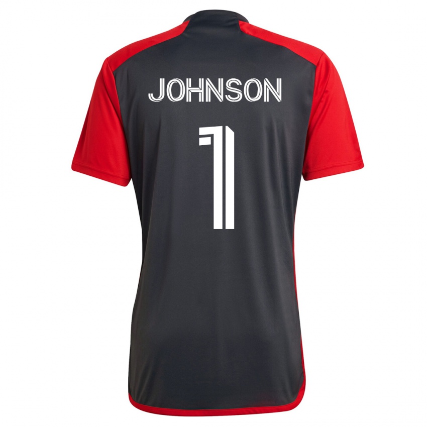 Kinder Sean Johnson #1 Grau Heimtrikot Trikot 2023/24 T-Shirt Österreich