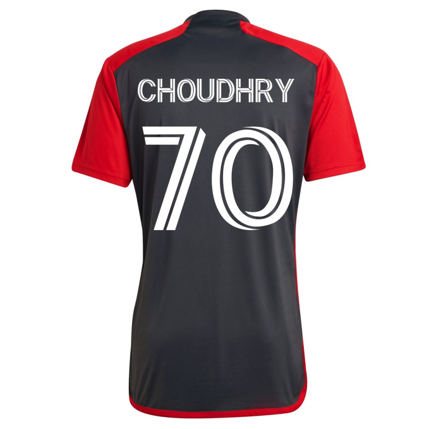 Kinder Benjamin Choudhry #70 Grau Heimtrikot Trikot 2023/24 T-Shirt Österreich