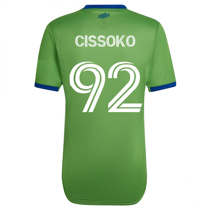 Kinder Abdoulaye Cissoko #92 Grün Heimtrikot Trikot 2023/24 T-Shirt Österreich