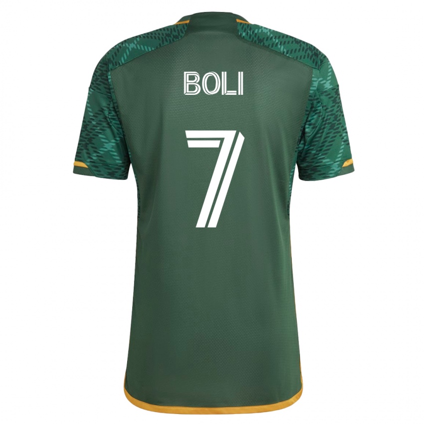 Kinder Franck Boli #7 Grün Heimtrikot Trikot 2023/24 T-Shirt Österreich